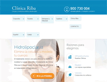 Tablet Screenshot of clinicariba.com